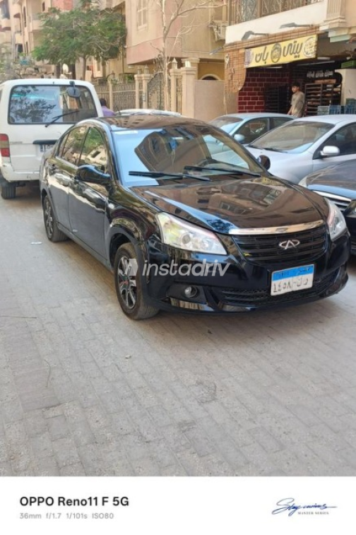 Chery Envy 2017 Black Manual Used for Sale in Giza - 5