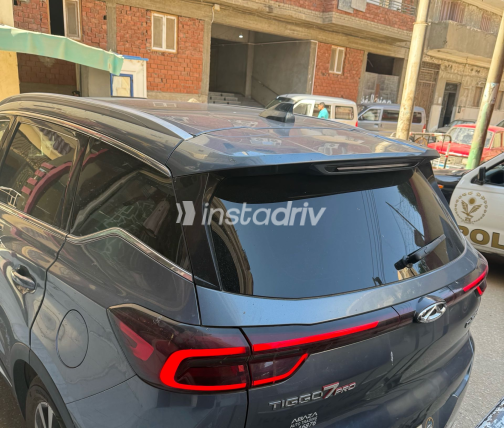 Chery Tiggo 7 pro 2022 Dark Gray CVT Used for Sale in Greater Cairo ( Cairo + Giza) - 5