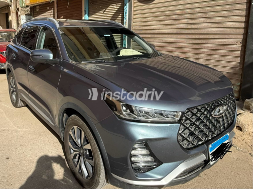 Chery Tiggo 7 pro 2022 Dark Gray CVT Used for Sale in Greater Cairo ( Cairo + Giza) - 6