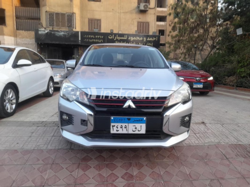 Mitsubishi Attrage 2023 Silver Automatic Used for Sale in Nasr city - 1