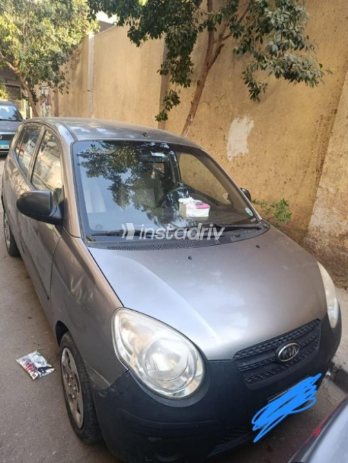 Kia Picanto 2008 Dark Gray Manual Used for Sale in Greater Cairo ( Cairo + Giza) - 2