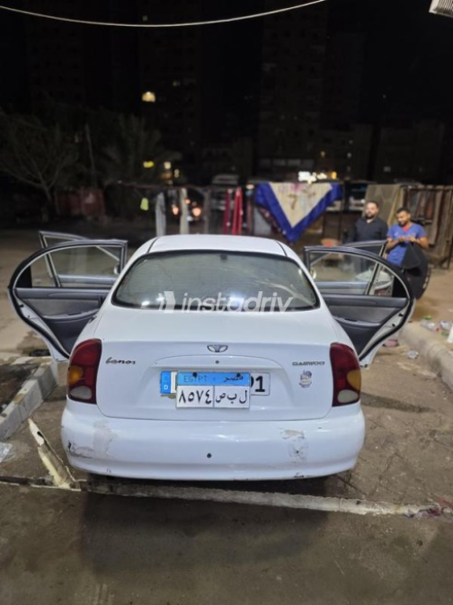 Daewoo Lanos 2 2001 White Automatic Used for Sale in Tanta - 2
