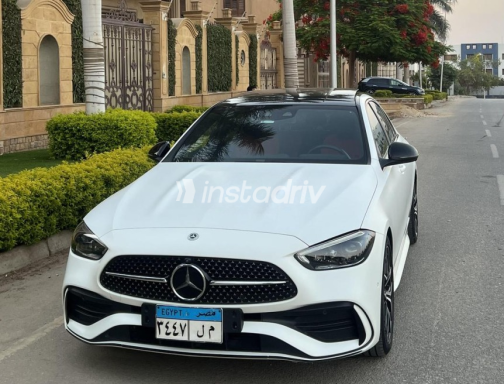 Mercedes C 200 2023 White Automatic Used for Sale in Sheikh Zayed City - 1