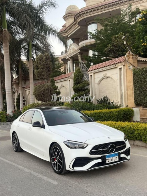 Mercedes C 200 2023 White Automatic Used for Sale in Sheikh Zayed City - 7
