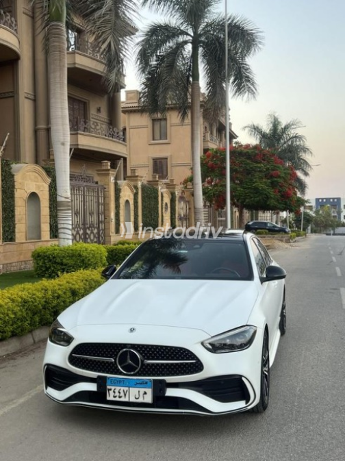 Mercedes C 200 2023 White Automatic Used for Sale in Sheikh Zayed City - 9