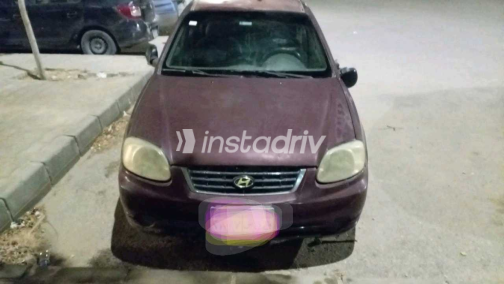 Hyundai Verna 2008 White Manual Used for Sale in Qalyubia - 1