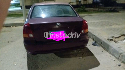 Hyundai Verna 2008 White Manual Used for Sale in Qalyubia - 3