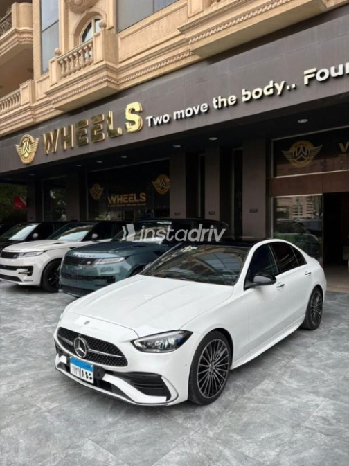 Mercedes C 180 2025 White Automatic Used for Sale in Cairo - 1