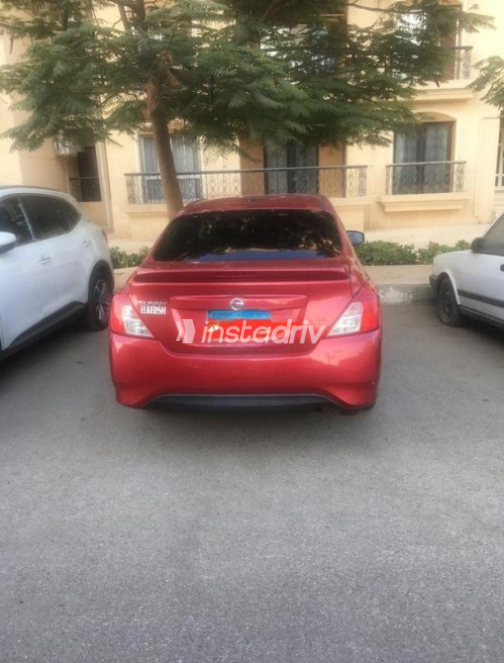 Nissan Sunny 2016 Dark Red Automatic Used for Sale in Greater Cairo ( Cairo + Giza) - 4