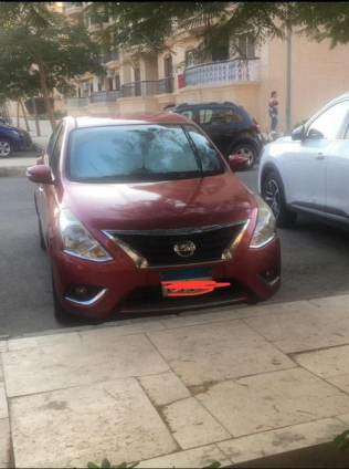 Nissan Sunny 2016 Dark Red Automatic Used for Sale in Greater Cairo ( Cairo + Giza)