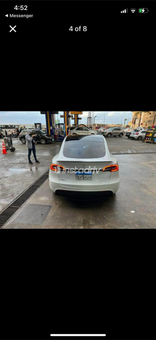 تسلا Model Y 2021 أبيض أوتوماتيك مستعملة للبيع في الإسكندرية - 4