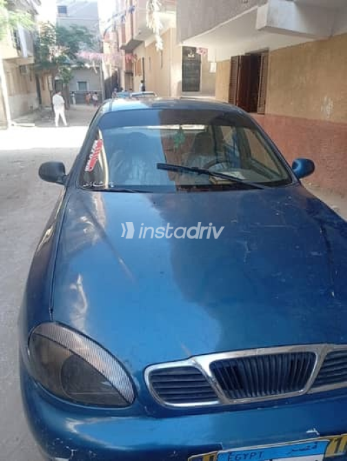 Daewoo Lanos 1999 Dark Blue Manual Used for Sale in Greater Cairo ( Cairo + Giza) - 1
