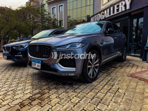 Jaguar F-Pace 2021 Gray Automatic Used for Sale in Sheikh Zayed City - 1