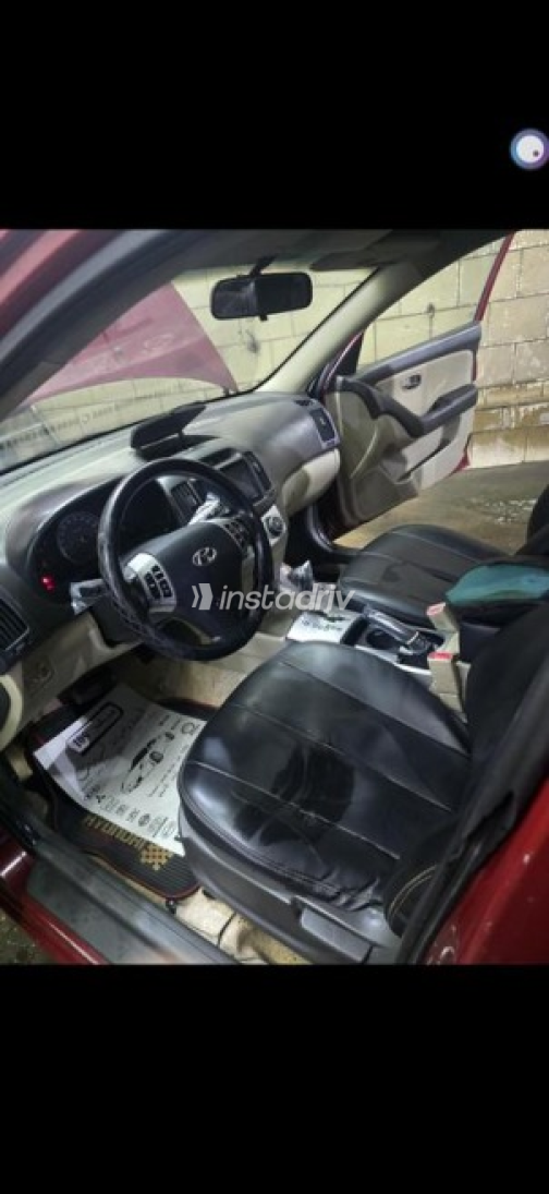 Hyundai Elantra HD 2009 Burgundy Automatic Used for Sale in Giza - 1