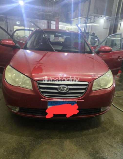 Hyundai Elantra HD 2009 Burgundy Automatic Used for Sale in Giza - 3