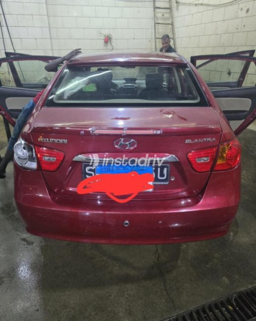 Hyundai Elantra HD 2009 Burgundy Automatic Used for Sale in Giza - 4