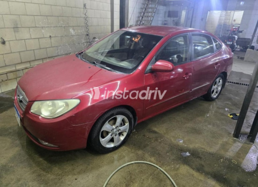 Hyundai Elantra HD 2009 Burgundy Automatic Used for Sale in Giza - 7