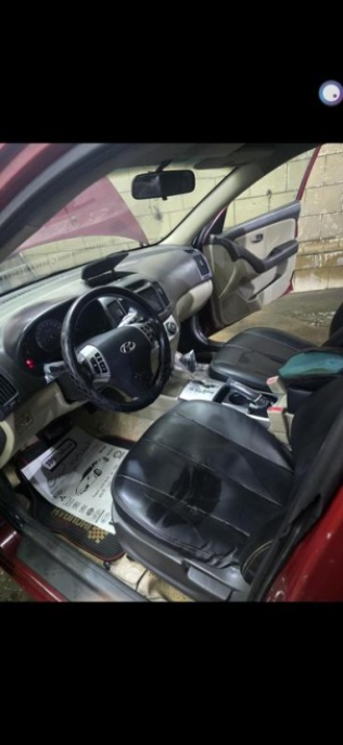 Hyundai Elantra HD 2009 Burgundy Automatic Used for Sale in Giza