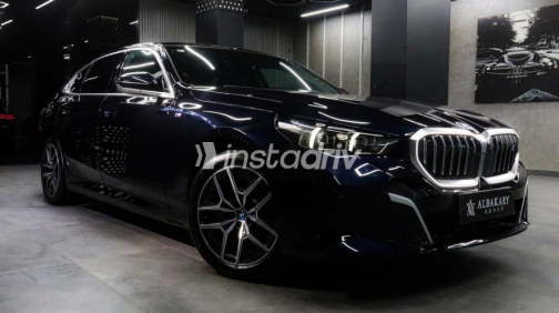 BMW I5 2025 Dark Blue Automatic Used for Sale in Madinaty - 4