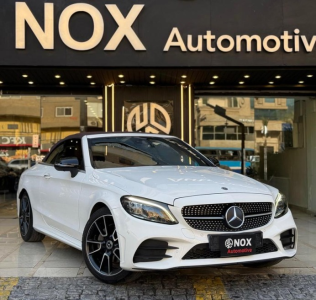 Mercedes C 200 2019 White Automatic Used for Sale in Nasr city