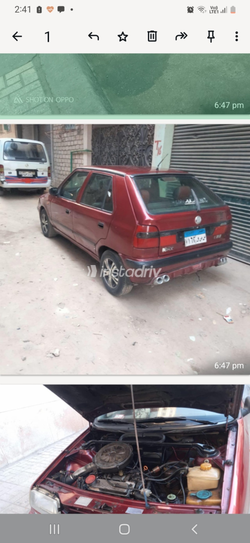 سكودا فيليشيا 1998 أبيض يدوي مستعملة للبيع في الإسكندرية - 4