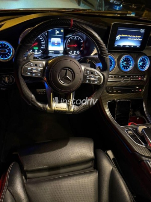Mercedes C 180 2015 Dark Red Automatic Used for Sale in Cairo - 5