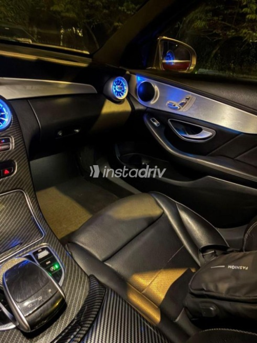 Mercedes C 180 2015 Dark Red Automatic Used for Sale in Cairo - 8