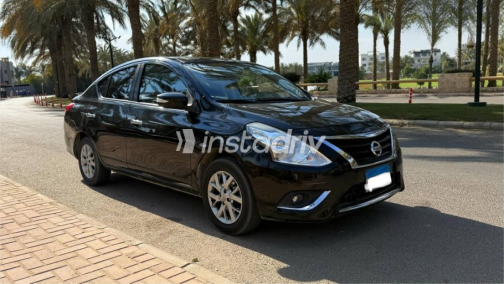 Nissan Sunny 2023 Black Automatic Used for Sale in Cairo - 2
