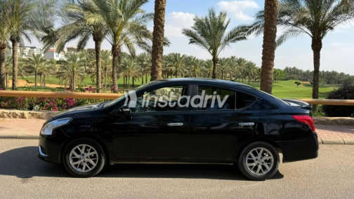 Nissan Sunny 2023 Black Automatic Used for Sale in Cairo - 4