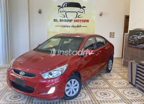 Hyundai Accent 2019 Red Automatic Used for Sale in Greater Cairo ( Cairo + Giza) - 1