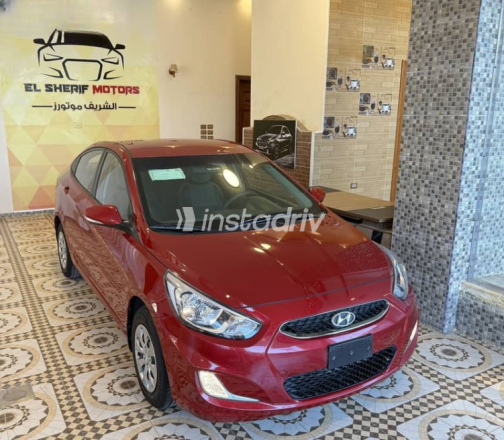 Hyundai Accent 2019 Red Automatic Used for Sale in Greater Cairo ( Cairo + Giza) - 3