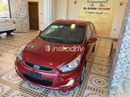 Hyundai Accent 2019 Red Automatic Used for Sale in Greater Cairo ( Cairo + Giza) - 4
