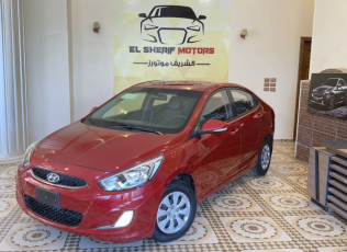 Hyundai Accent 2019 Red Automatic Used for Sale in Greater Cairo ( Cairo + Giza)