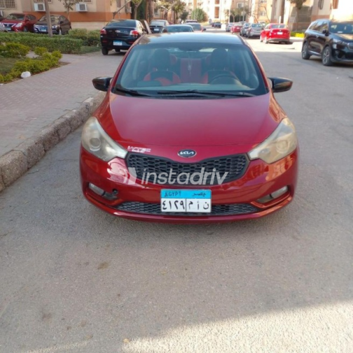 كيا سيراتو 2014 أحمر أوتوماتيك مستعملة للبيع في الجيزة - 3