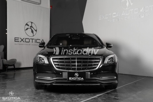 Mercedes S 560 2019 Black Automatic Used for Sale in Cairo - 2