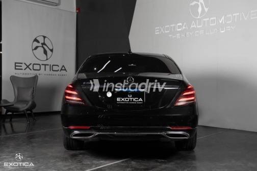 Mercedes S 560 2019 Black Automatic Used for Sale in Cairo - 4