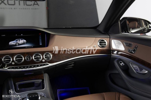 Mercedes S 560 2019 Black Automatic Used for Sale in Cairo - 8