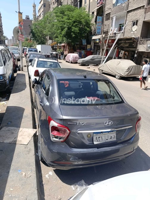 Hyundai I10 2015 Gray Automatic Used for Sale in Maadi - 7