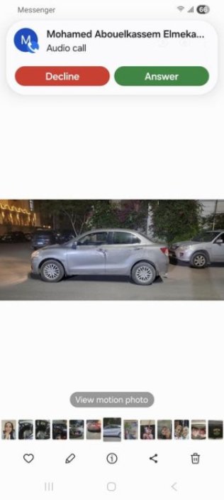 Suzuki Swift Dzire 2022 White Automatic Used for Sale in Greater Cairo ( Cairo + Giza)