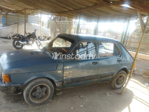 Fiat 127 1987 Blue Manual Used for Sale in Shobra - 3
