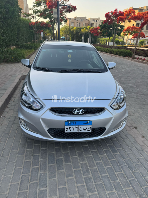 Hyundai Accent RB 2025 Silver Automatic Used for Sale in Cairo - 1