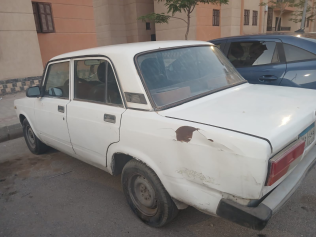 Lada 2107 2006 White Manual Used for Sale in Qalyubia