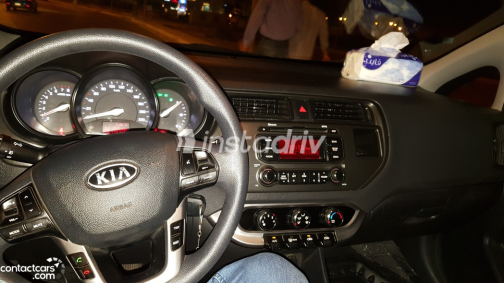 Kia Rio 2013 Dark Gray Automatic Used for Sale in Giza - 4