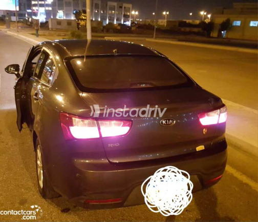 Kia Rio 2013 Dark Gray Automatic Used for Sale in Giza - 5