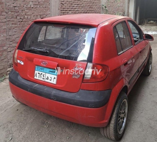 Hyundai Getz 2009 Red Automatic Used for Sale in Shibin el Kom  - 1