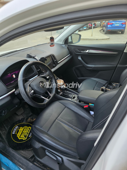 Skoda Karoq 2022 White Automatic Used for Sale in Giza - 9