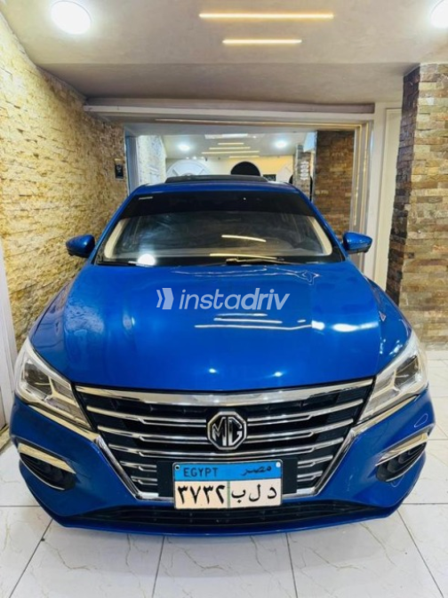 MG 5 2022 Dark Blue Automatic Used for Sale in Mohandessin - 6
