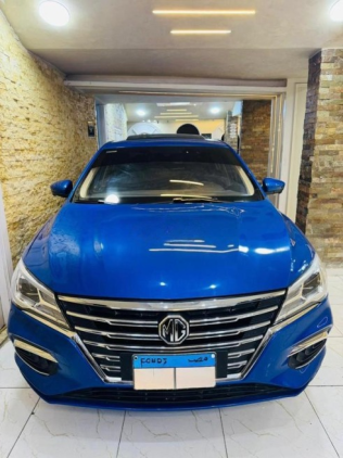 MG 5 2022 Dark Blue Automatic Used for Sale in Mohandessin