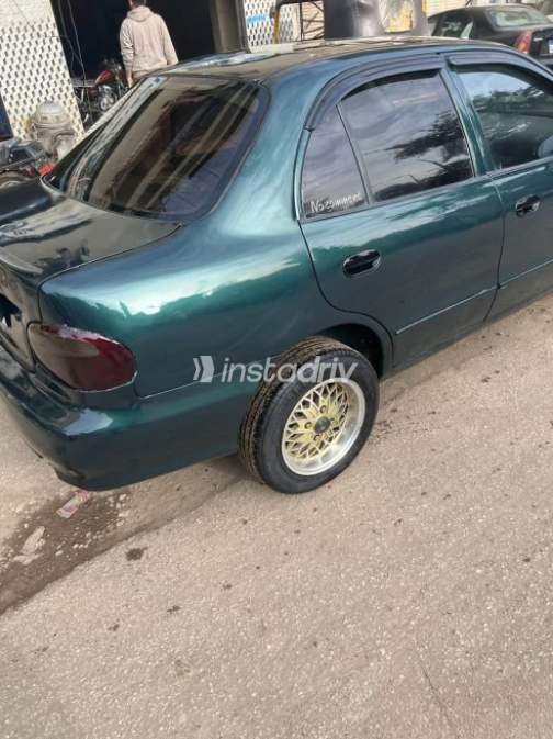 Hyundai Accent 1999 Green Manual Used for Sale in Greater Cairo ( Cairo + Giza) - 3