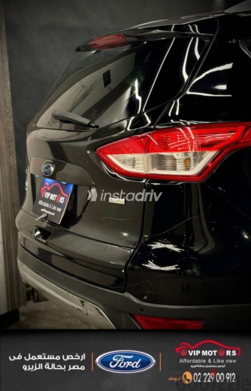 Ford Kuga 2016 Black Automatic Used for Sale in Nasr city - 8